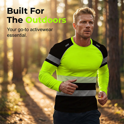 ✨ Men’s 3D Printed Active Shirt – High-Visibility, Breathable, Athletic Fit 🏃‍♂️