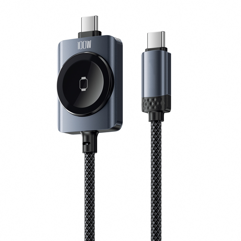 2-in-1 Fast Charging Cable with Magnetic Watch Charger