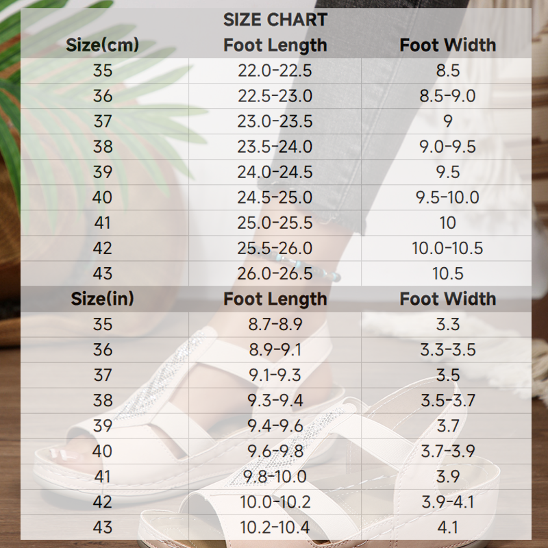 Summer Rhinestone Wedge Sandals for Women
