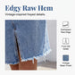 Women's High-Waist Denim Skirt with Front Slit