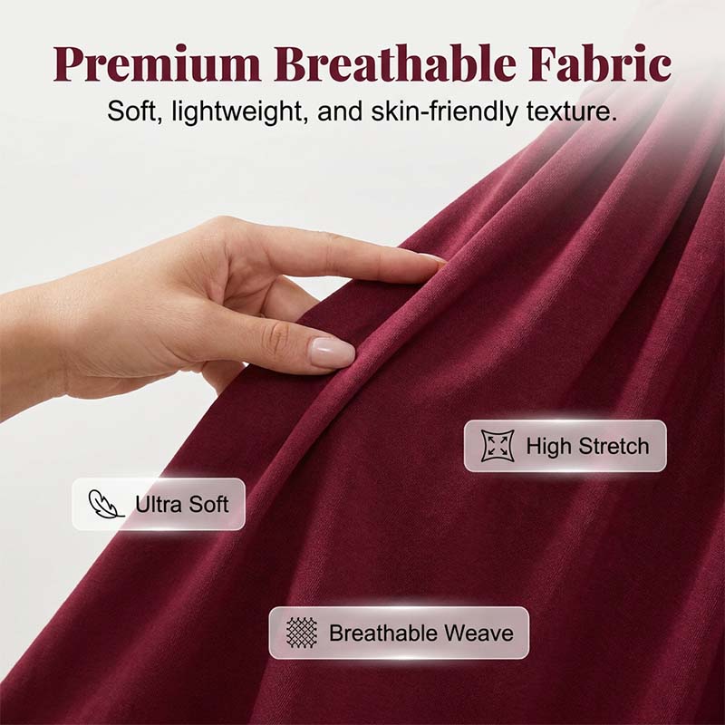 Women's V-Neck Cross-Front Pleated Dress