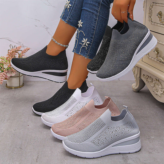 Women’s Breathable Knit Walking Shoes