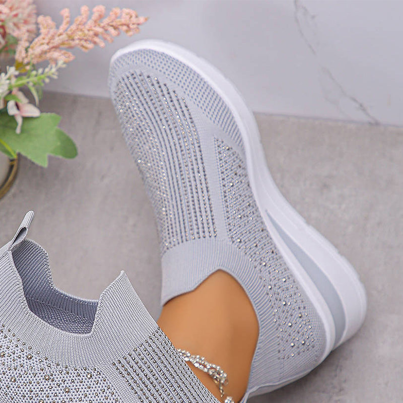 Women’s Breathable Knit Walking Shoes