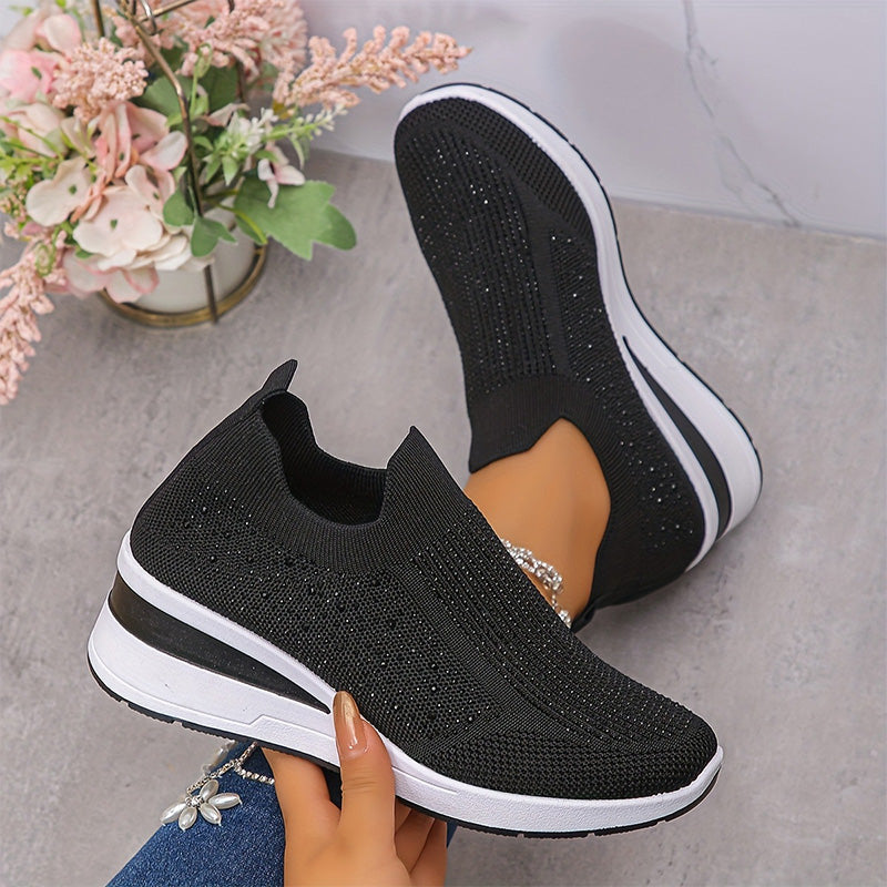 Women’s Breathable Knit Walking Shoes