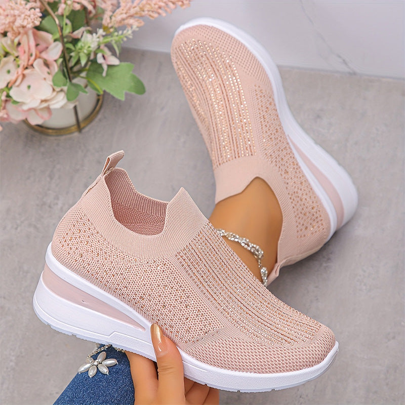 Women’s Breathable Knit Walking Shoes