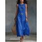 ✨New styles now on sale-Women's Sleeveless Dragonfly Print Loose Fit Dress