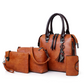 👜Women's PU Leather 4-Piece Handbag Set – Chic, Versatile & Timeless ✨