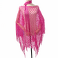Women’s Hollow-Out Fishnet Tassel Poncho