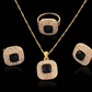 Elegant Crystal Rhinestone Jewelry Set