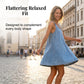 Women's Casual Denim Pinafore Dress
