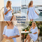 👗 50% OFF NOW! 🎀 Square Neck Smocked Dress – Lace Trims, Open Back Tie & Flowy A-Line – Romantic & Breezy 🕊️