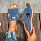 Women's Stylish Peep-Toe Wedge Sandals👡