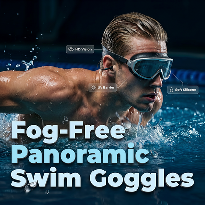 Anti-Fog Large Frame Swim Goggles
