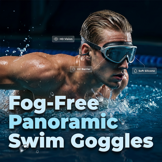 Anti-Fog Large Frame Swim Goggles