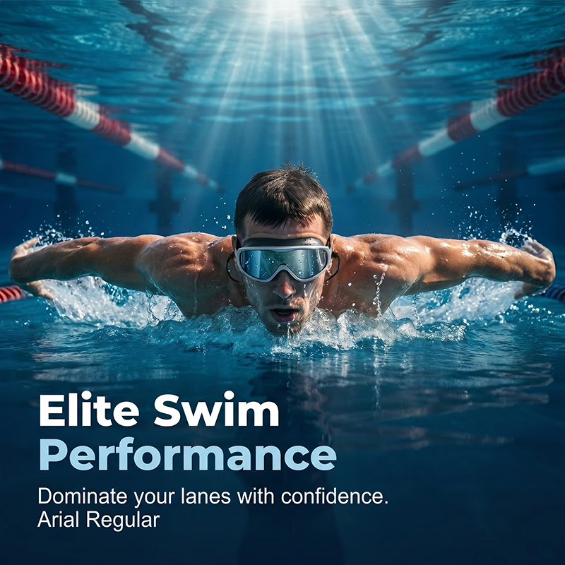 Anti-Fog Large Frame Swim Goggles