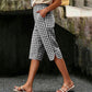 Women’s Casual Plaid Capri Pants