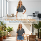 Women's Casual Loose Fit V-Neck Blouse