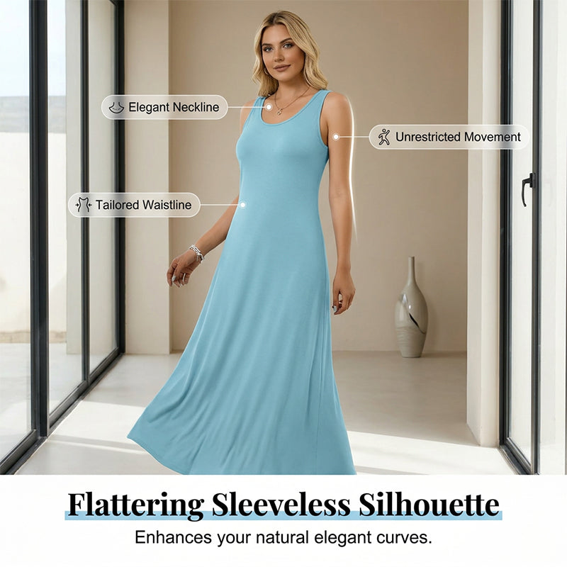 Women's Casual Sleeveless Tank Dress