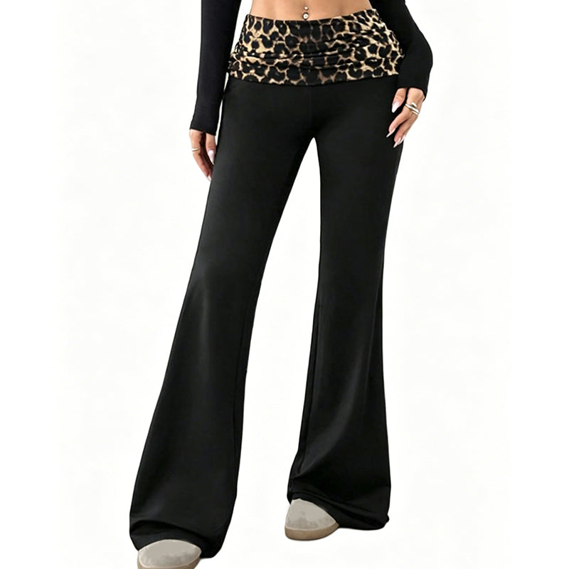 Women's Leopard High Waist Flare Yoga Leggings