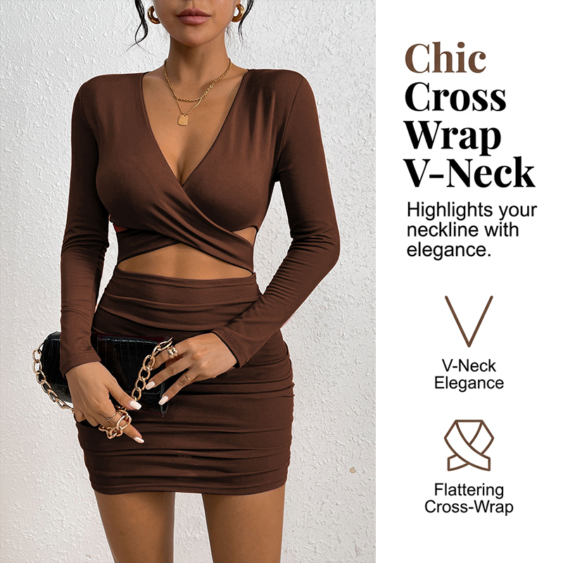 Elegant High Waist Bodycon Dress