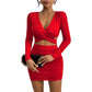 Elegant High Waist Bodycon Dress