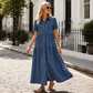 👗Limited-time offer✨Women's Vintage Denim Maxi Dress – Effortless Everyday Chic🔥