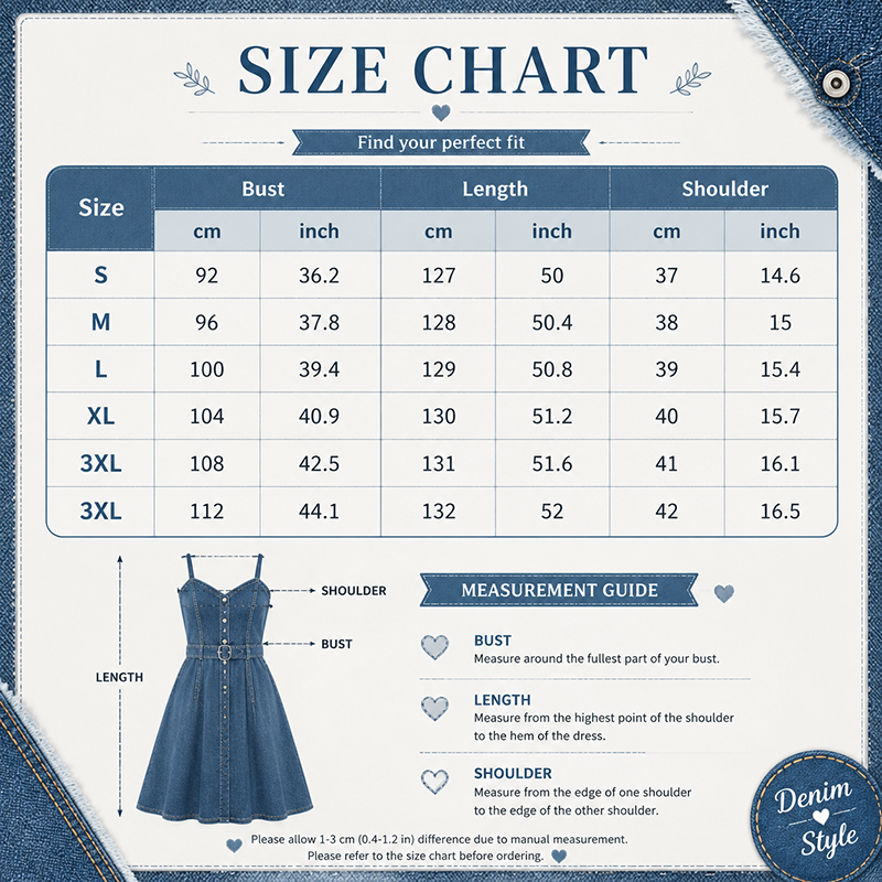 👗Limited-time offer✨Women's Vintage Denim Maxi Dress – Effortless Everyday Chic🔥