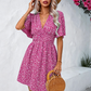 Women's Summer V-Neck Floral Dress