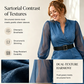 👗Slim Fit Stand Collar Denim Midi Dress– Elegant Everyday Chic✨Free Shipping