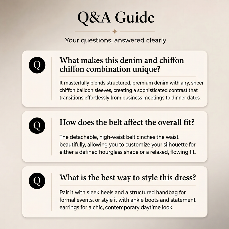 👗Slim Fit Stand Collar Denim Midi Dress– Elegant Everyday Chic✨Free Shipping