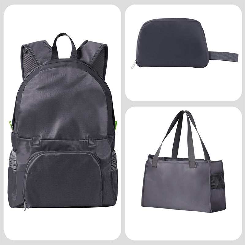 Foldable Convertible Backpack Tote 3-in-1 Travel Bag