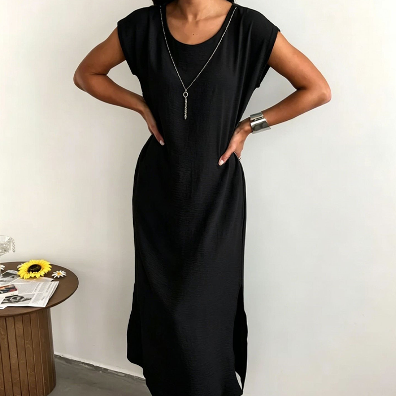 Women's Summer Sleeveless Side Slit Dress