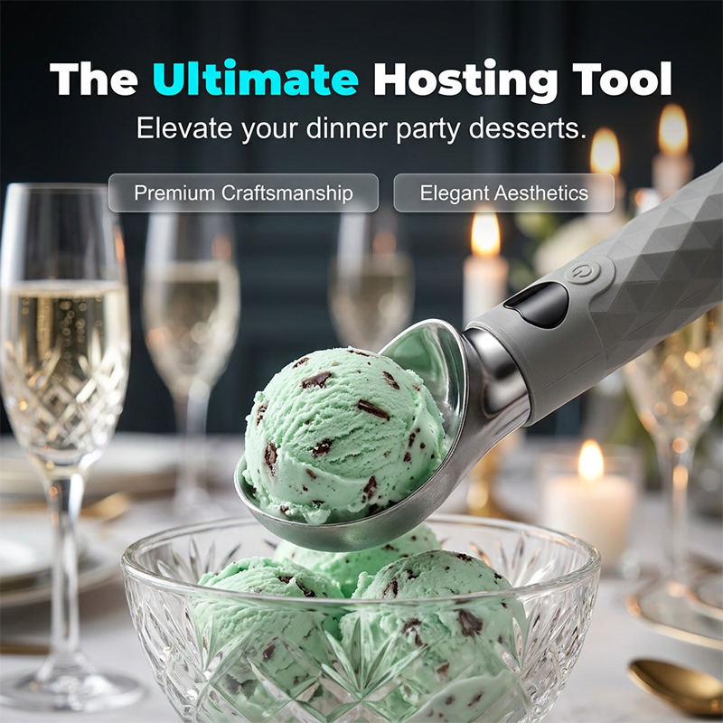 Digital Display Heated Ice Cream Scoop