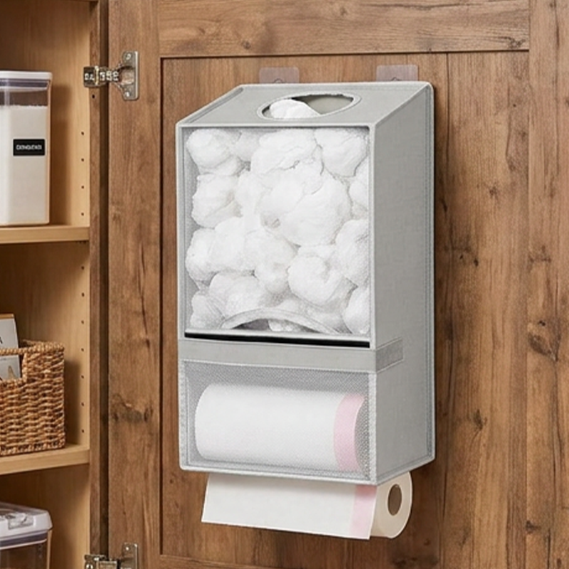Wall Mounted Plastic Bag Holder and Dispenser