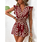 Women's Elegant V-Neck Romper