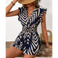 Women's Elegant V-Neck Romper
