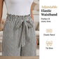 Women’s Striped High-Waisted Wide-Leg Pants