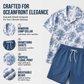 Men's Tropical Floral Shirt & Shorts Set