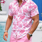Men's Tropical Floral Shirt & Shorts Set