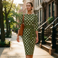 Women's Retro Elegant Polka Dot Dress