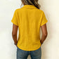 Women's Short Sleeve Cotton Linen Shirt