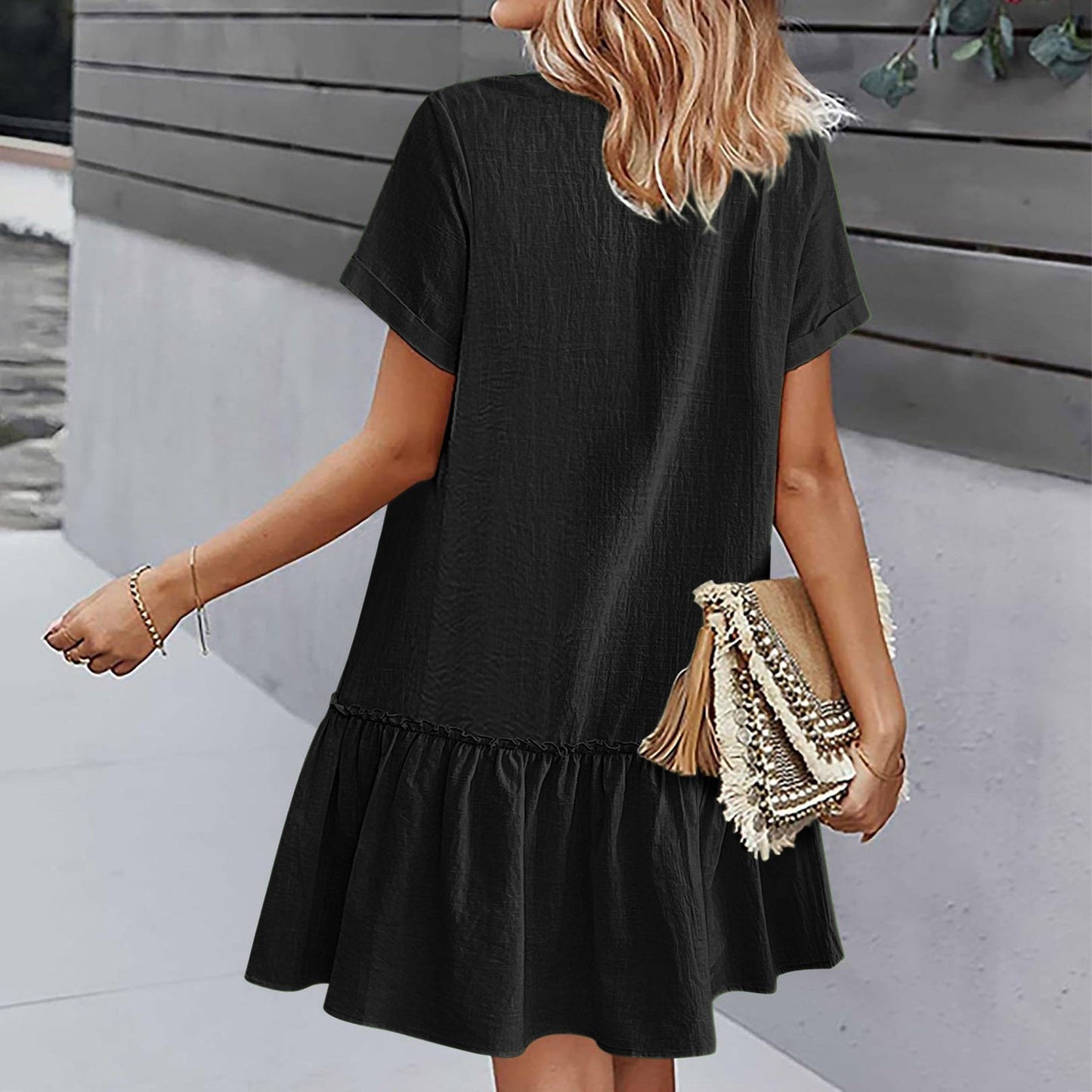 ⌛Limited-Time Offer-Casual Cotton Linen Dress