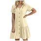 ⌛Limited-Time Offer-Casual Cotton Linen Dress