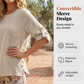 💥New Arrival, 50% OFF! Women's Cotton Linen Half-Sleeve Top Set