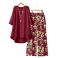 💥New Arrival, 50% OFF! Women's Cotton Linen Half-Sleeve Top Set