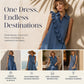 🔥Summer Specials-Women's Summer Sleeveless Dress with Front Ruffle