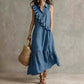 🔥Summer Specials-Women's Summer Sleeveless Dress with Front Ruffle