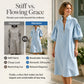 🔥New Products Now Available-Women's Half-Zipper Stand Collar Puff Sleeve Dress