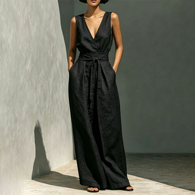 🔥New Products Now Available-Summer Fashion Sleeveless Top & Wide-Leg Pants Set