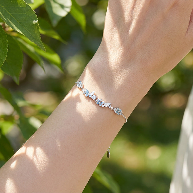 Luminous Garden Butterfly Bracelet